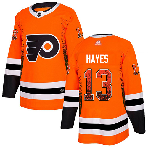 Adidas Men Philadelphia Flyers #13 Kevin Hayes Orange Home Authentic Drift Fashion Stitched NHL Jersey->philadelphia flyers->NHL Jersey
